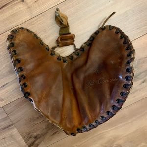 Vintage Baseball Glove Greased Palm Goldsmith “Les” Powers AB35 Horsehide, Left